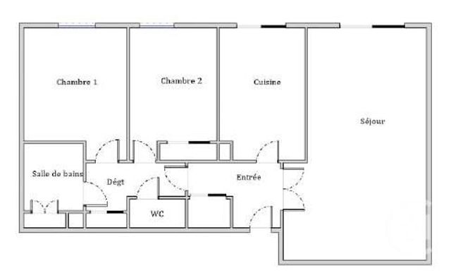 Afficher la photo en grand Appartement F3 à vendre - 3 pièces - 70.01 m2 - LYON - 69003 - RHONE-ALPES - Century 21 Presqu'Île Immobilier
