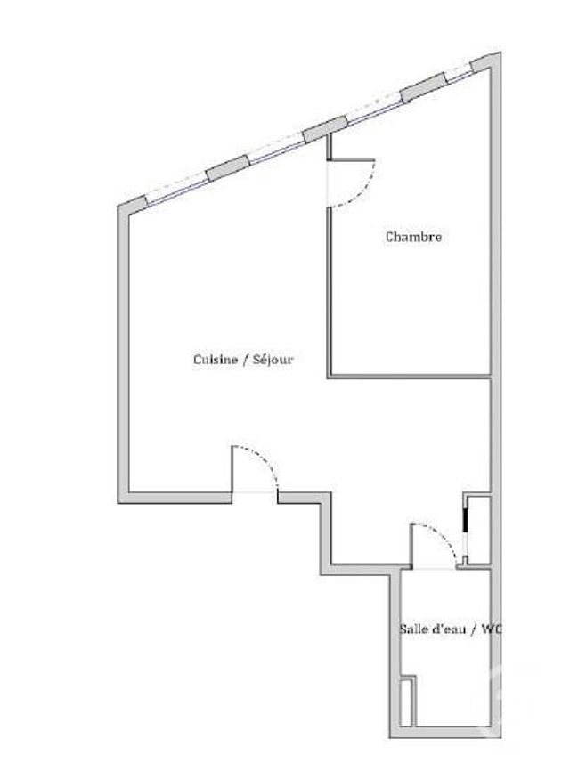 Afficher la photo en grand Appartement T2 à vendre - 2 pièces - 47.79 m2 - LYON - 69005 - RHONE-ALPES - Century 21 Presqu'Île Immobilier