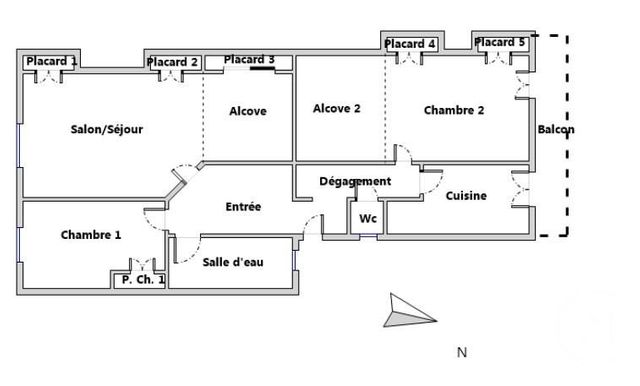 Appartement F3 à vendre - 3 pièces - 77.03 m2 - LYON - 69005 - RHONE-ALPES - Century 21 Presqu'Île Immobilier