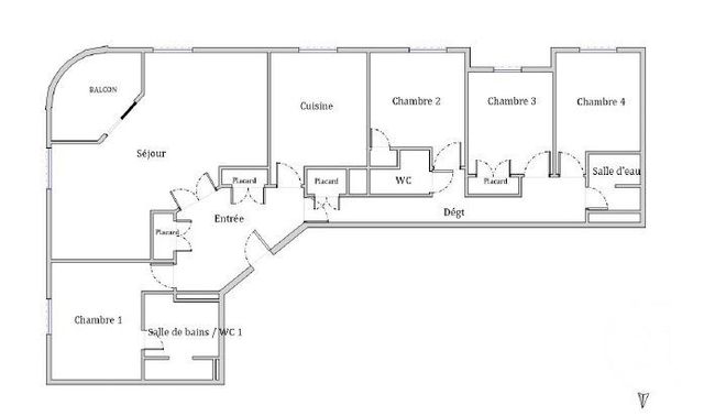 Appartement F5 à vendre - 5 pièces - 129.31 m2 - LYON - 69006 - RHONE-ALPES - Century 21 Presqu'Île Immobilier