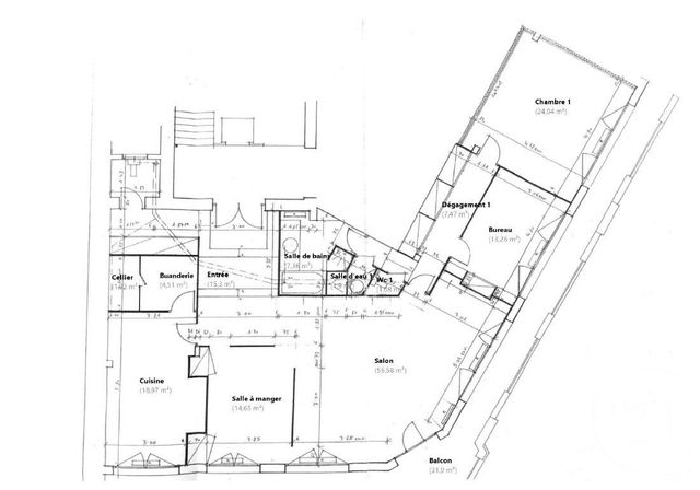 Appartement F4 à vendre - 4 pièces - 175.05 m2 - LYON - 69006 - RHONE-ALPES - Century 21 Presqu'Île Immobilier