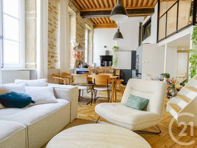 Appartement à louer - 4 pièces - 91.59 m2 - LYON - 69001 - RHONE-ALPES - Century 21 Presqu'Île Immobilier